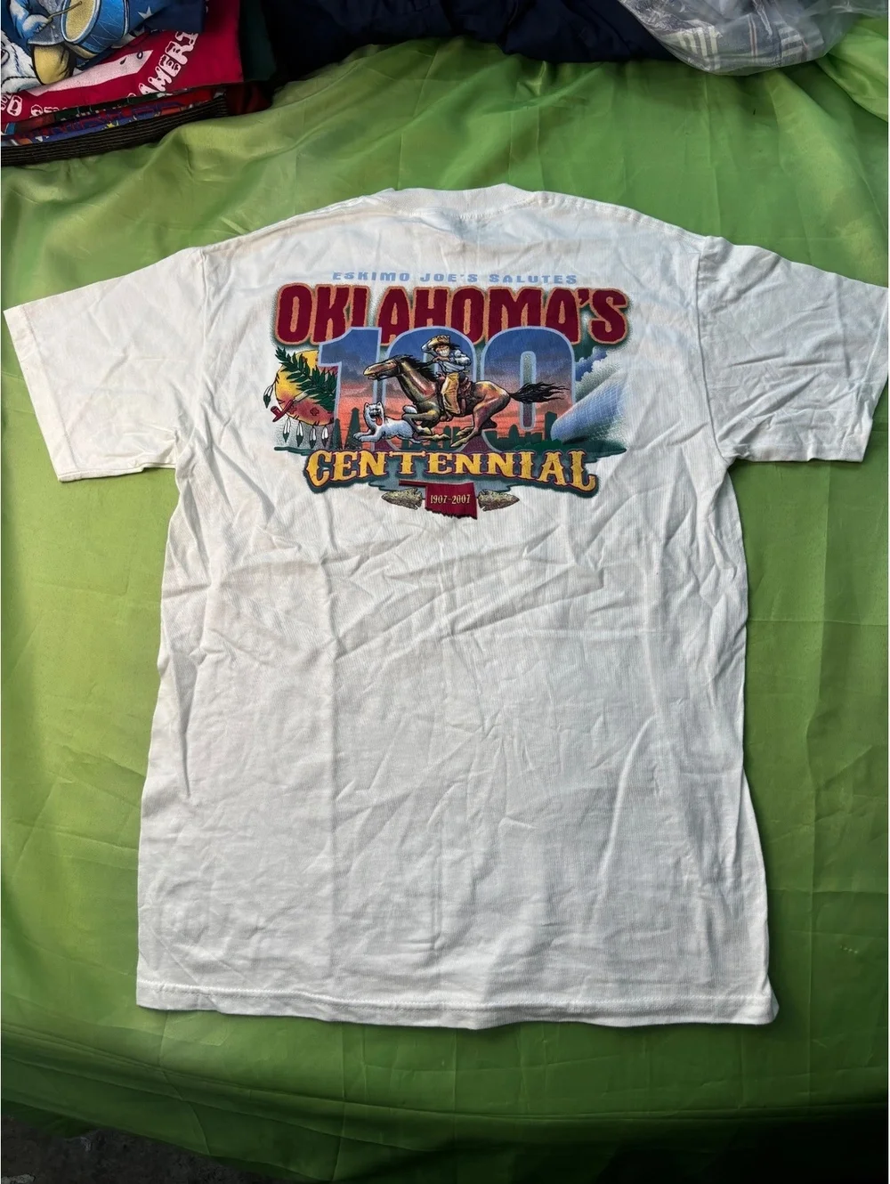 07 Eskimo Joe’s Oklahoma 100th Centennial Y2K Graphic Tee M